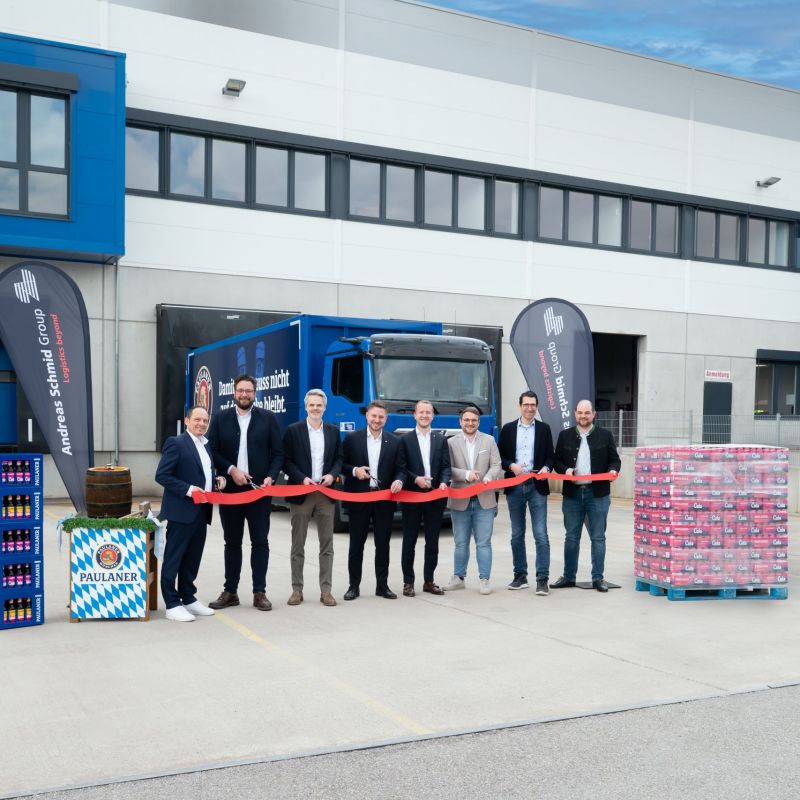 Ceremonial opening of the new logistics center