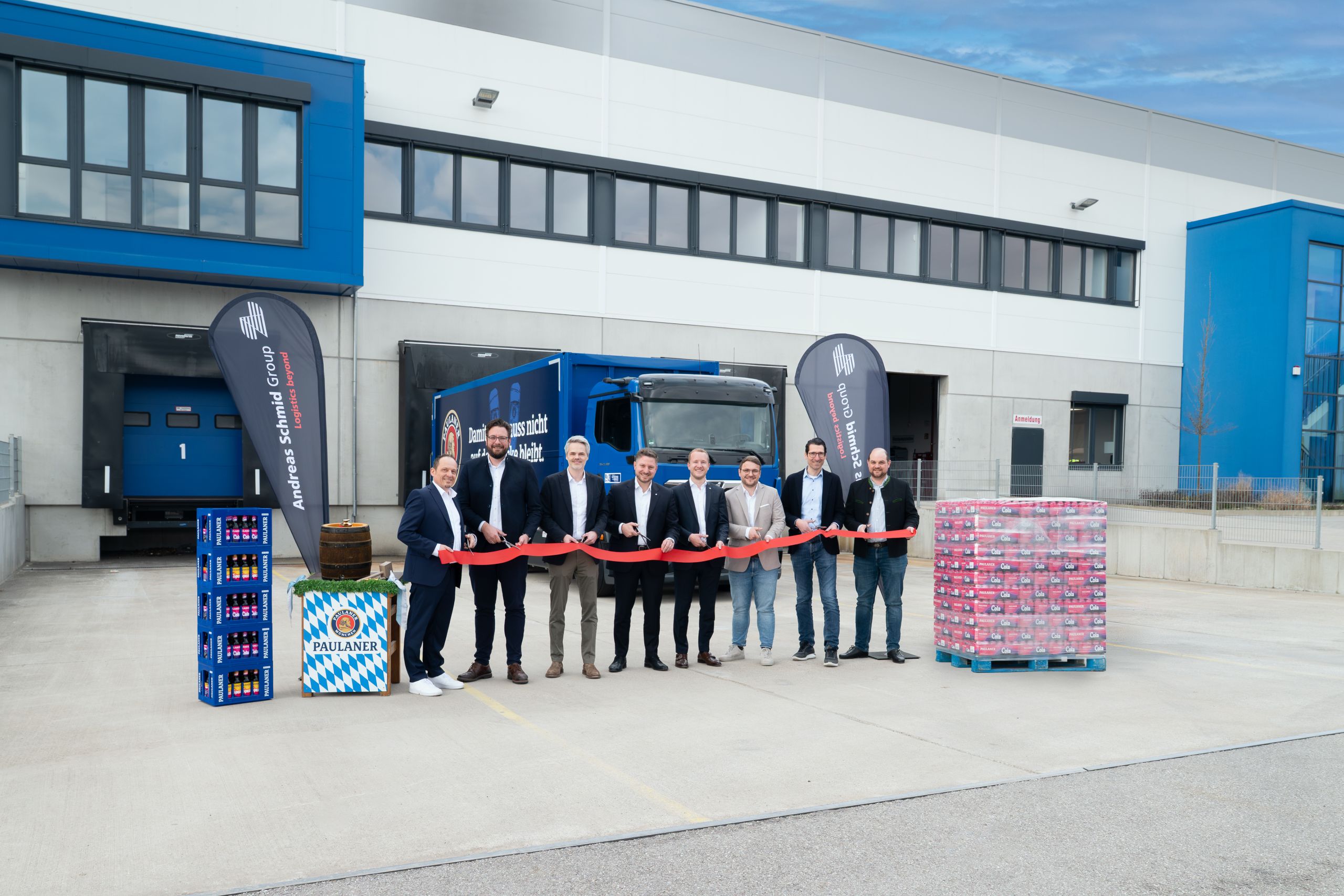 Ceremonial opening of the new logistics center